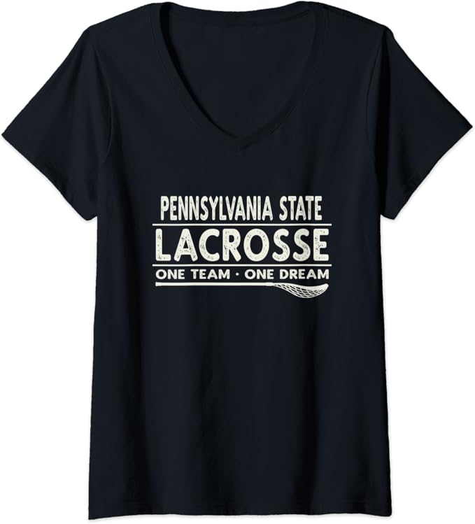 Womens Pennsylvania State Lacrosse One Team One Dream V
